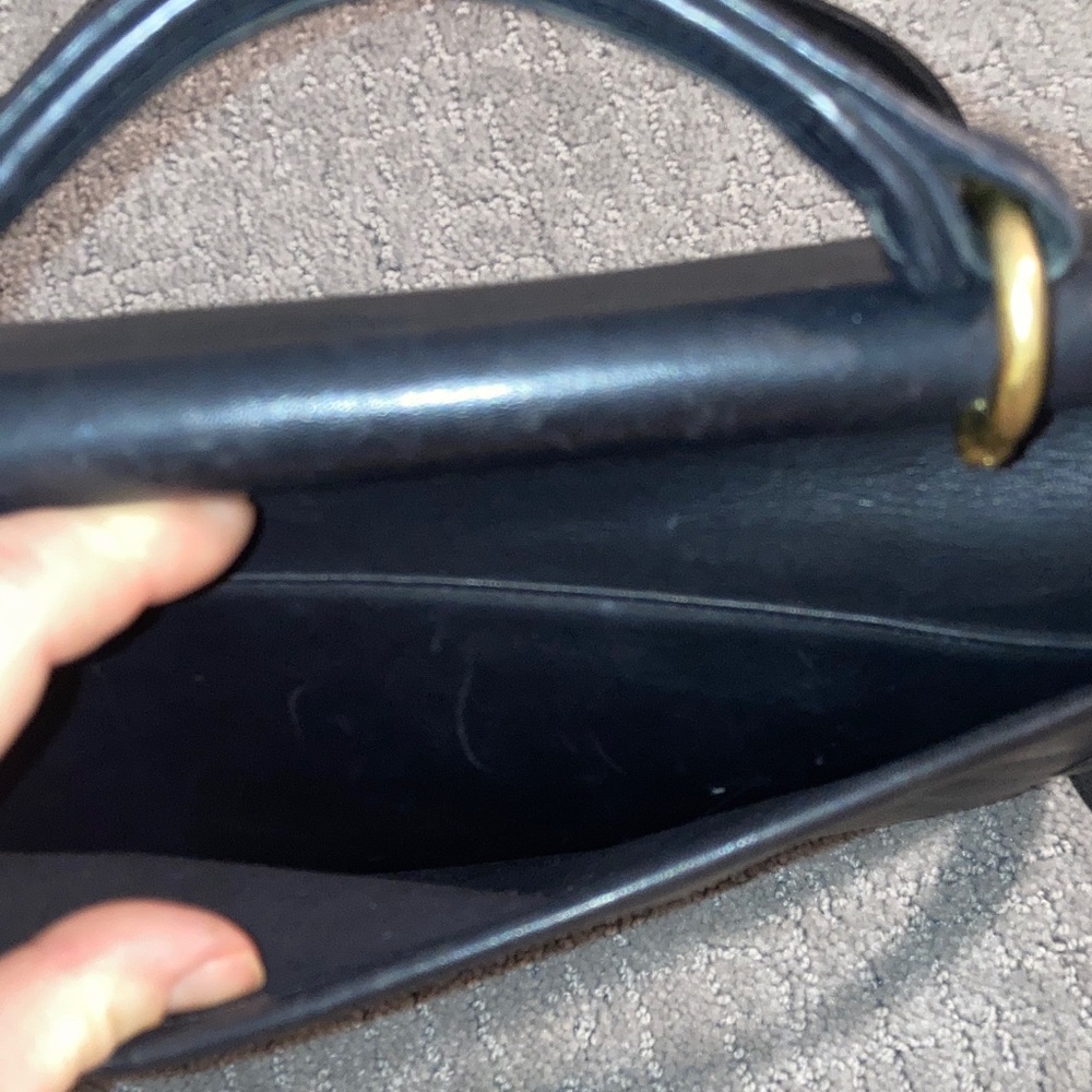 Coach Black Leather Crossbody Bag - Picture 7 of 8